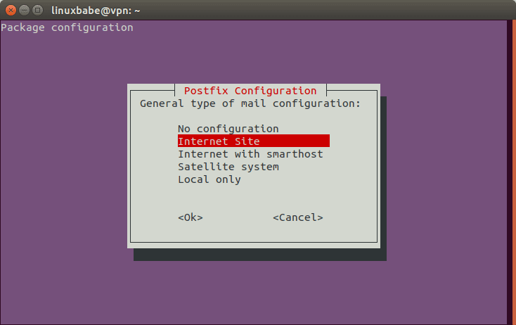 postfix relayhost configuration